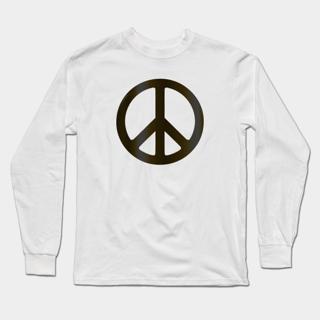 World Peace Art Graffiti Activist Long Sleeve T-Shirt by PlanetMonkey